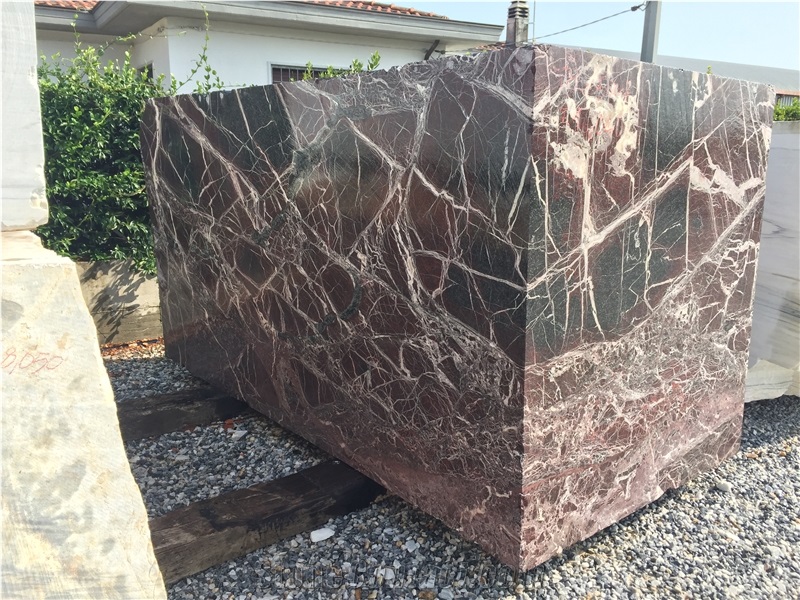 Rosso Levanto Marble Block, Italy Red Marble