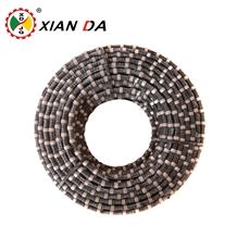 Natural Block Stone Cutting Saw,Diamond Wire Rope Saw,Diamond Wire Saw with Rubber and Spring Coating 11.5mm Diamond Beads