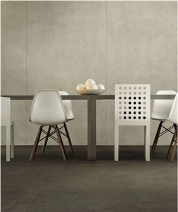 5.5mm Thin Marble Look Porcelain Tile,French Gray Full Body Marble Tile