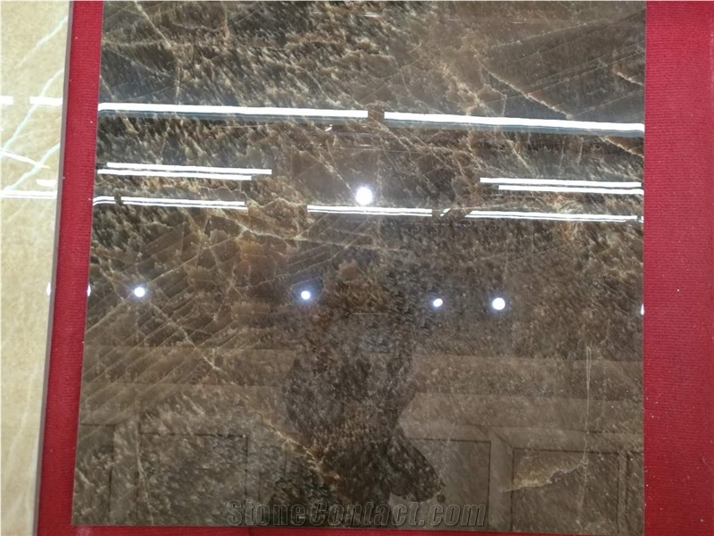 60*60cm Porcelain China,Foshan Gold Crystal Onyx Ceramic Tile
