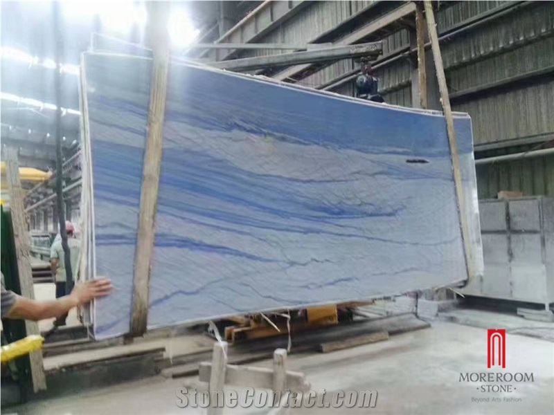 Azul Macaubas Quartzite Slabs Tiles