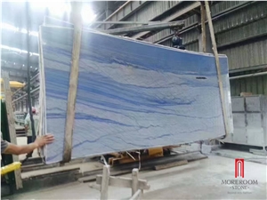 Azul Macaubas Quartzite Slabs Tiles