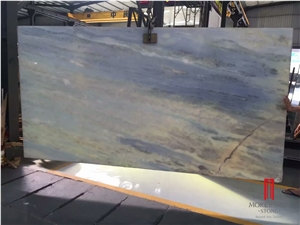 Azul Macaubas Quartzite Slabs Tiles