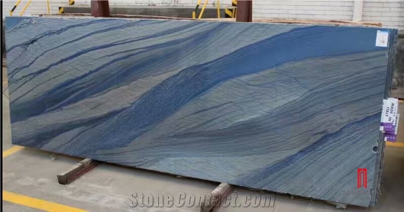 Azul Macaubas Quartzite Slabs Tiles