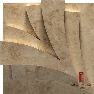 Cnc 3d Composited Laminated Marble Wall Panels