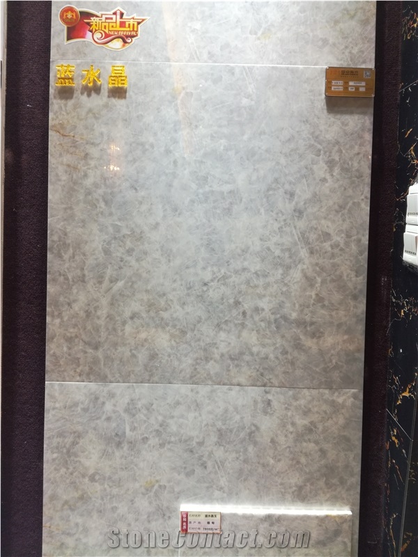 Factory Price Polished Porcelain Tiles 800*800,Blue Crystal Onyx Porcelain Tile Prices
