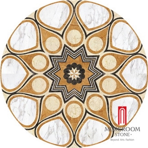 Factory Price Round Porcelain Floor Medallion Pattern Porcelain Tile