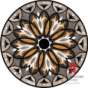 Factory Price Round Porcelain Floor Medallion Pattern Porcelain Tile