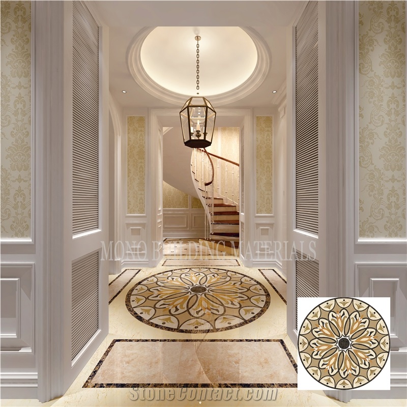 Factory Price Round Porcelain Floor Medallion Pattern Porcelain Tile