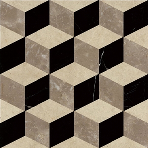 Factory Supply Water Jet Marble Tile,Stone Mosaic Marble Tiles