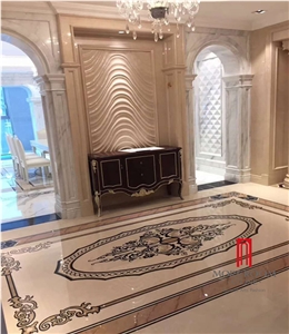 Luxury Waterjet Marble Pattern Mosaics Medallion Tiles for Villa Home Floor and Wall Designs Luxury Waterjet Marble Pattern Mosaics Medallion Tiles for Villa Home Floor and Wall Designs