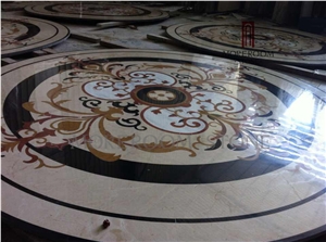 Moreroom Waterjet Composite Ceramic Backed Marble Medallions