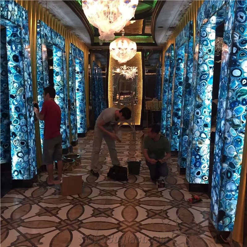 Moreroomstone Agate Semi Precious Stone Countertop Tabletops