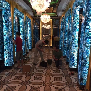 Moreroomstone Agate Semi Precious Stone Countertop Tabletops