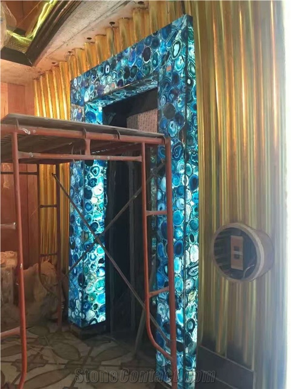 Moreroomstone Agate Semi Precious Stone Countertop Tabletops