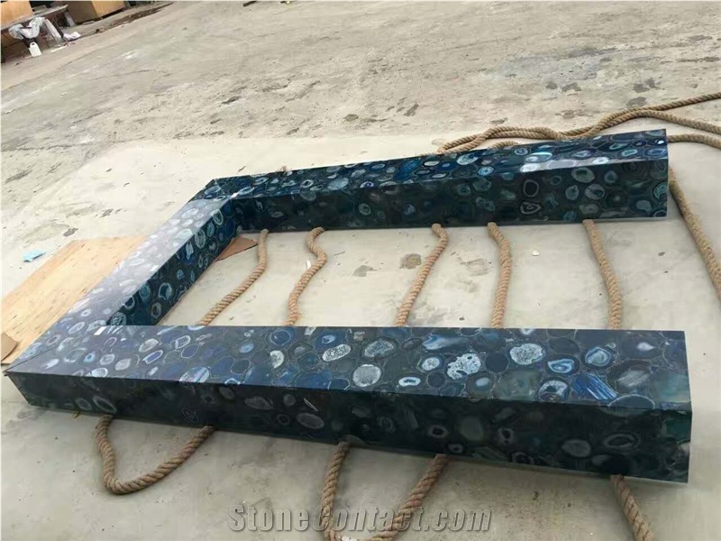 Moreroomstone Agate Semi Precious Stone Countertop Tabletops