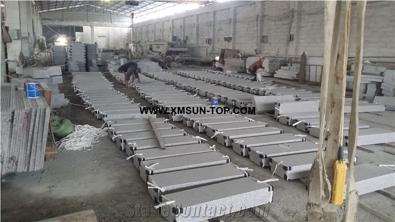 G603 Granite Kerbstones/Sesame White Granite Kerb Stone/China Sardinia Granite Curbstone/Crystal Grey Granite Side Stone/Light Grey Granite Road Stone