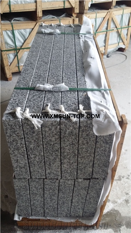 G603 Granite Kerbstones/Sesame White Granite Kerb Stone/China Sardinia Granite Curbstone/Crystal Grey Granite Side Stone/Light Grey Granite Road Stone