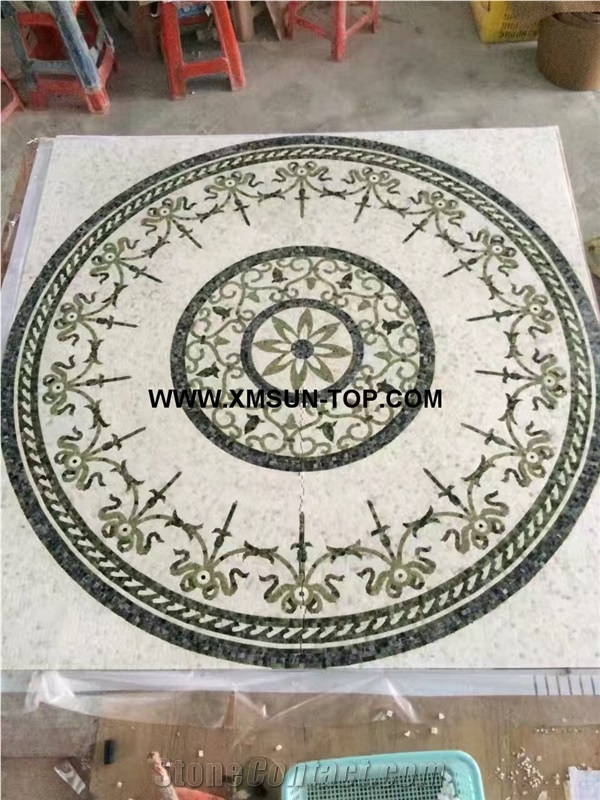 Mosaic Medallions/Square Medallions/Composited Medallion/Floor Medallions/Interior Decoration/Carpet Medallions