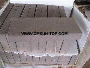 Reddish Brown Sandstone Kerbstones/Brown Sandstone Kerb Stone/Brown Sandstone Road Stone/Brown Sandstone Curbstone/Sandstone Side Stone