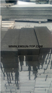 Shanxi Black Granite Kerbstones/Absolute Black Granite Kerb Stone/North Mountain Black Granite Curbstone/Supreme Black Granite Road Stone