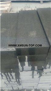 Shanxi Black Granite Kerbstones/Absolute Black Granite Kerb Stone/North Mountain Black Granite Curbstone/Supreme Black Granite Road Stone