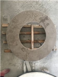 China Grey,Athens Grey Cross Cut Marble Bar Top
