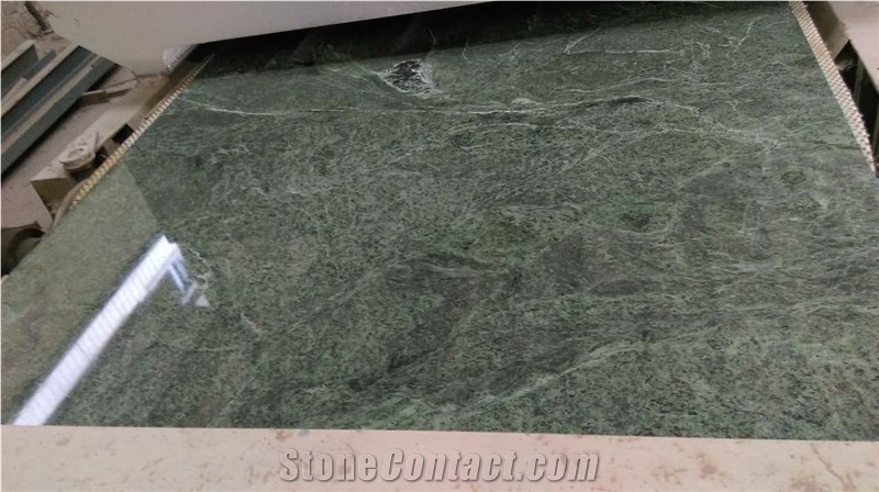 Dark Green Serpentine Marble Slabs & Tiles, Taiwan Green Marble