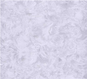 Marble Series White Cloud Quartz Stone Slab Ot 0105 for Kitchen and Vanity Tiles for Flooring Wall Panal, Quartz Countertop, Engineered Quartz Slabs