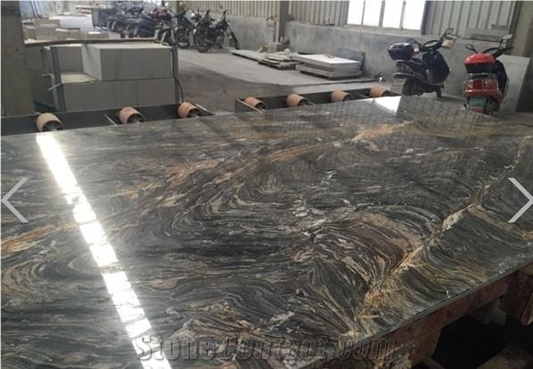 Quarry Direct Supply Van Gogh with Cross Cut Marble Iran Multi-Colors & Wall Cladding, Multi-Colors Polished Marble Tiles & Slabs for Interior Dec