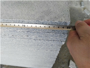 Chinese Sesame Grey Granite G654 Flamed and Brushed Pavers