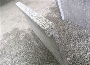 G603 Zima White , Bianco Crystal Granite /China Bianco Sardo Grey Slabs, Tiles, Pavers,Bullnose Paver, Bullnose Step Pool Coping Flamed,