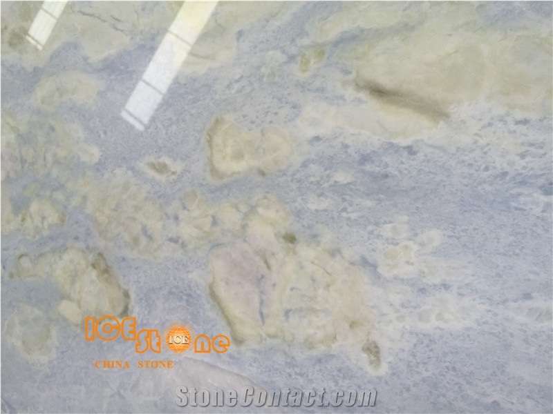 Changbai White Jade Chinaese Blue Moon River Marble Slabs and Tiles Own Factory and Quarry Owner with Ce Certificate Wall Cladding,A Grade Natural