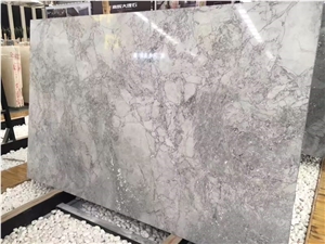 Natural Stone Quartz, High Bright Degree Marble Slabs, Dark Grey Quartzite, Polished Tiles for Flooring, Kitchen Countertop, Bathroom Vanity Top