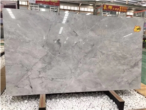 Natural Stone Quartz, High Bright Degree Marble Slabs, Dark Grey Quartzite, Polished Tiles for Flooring, Kitchen Countertop, Bathroom Vanity Top