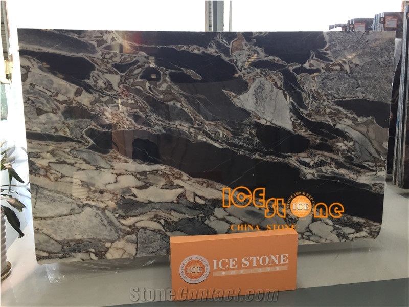 Titanic Storm Marble/Blue Galaxy/China Polished Slabs/Tiles/Cut to Size/Natural Stone Products/Floor/Wall Covering/Bookmatch/Own Quarry/Skirting
