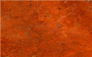 Red Travertine Block Of Iran