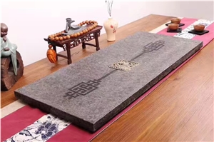 China Black Basalt Tea Table