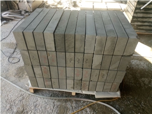 China Black Basalt Zhangpu Black Blind Stone Paver Pedestrian Paving Stone