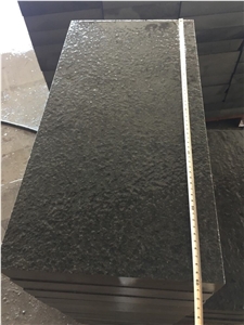China Black Zhangpu Basalt Flamed Tile Paver