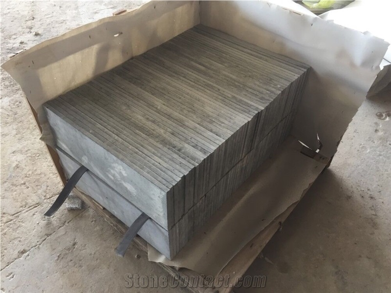 China Zhangpu Black Basalt Flamed Tile Paver