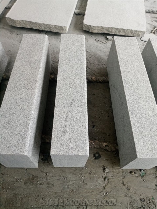 G603 New, Balma Grey,Sesame White,Padang White,Bianco Crystal,Bianco Gamma,Blanco Gamma,China Sardinia,Crystal Grey,Ice Cristall Flamed Kerbstone Curb