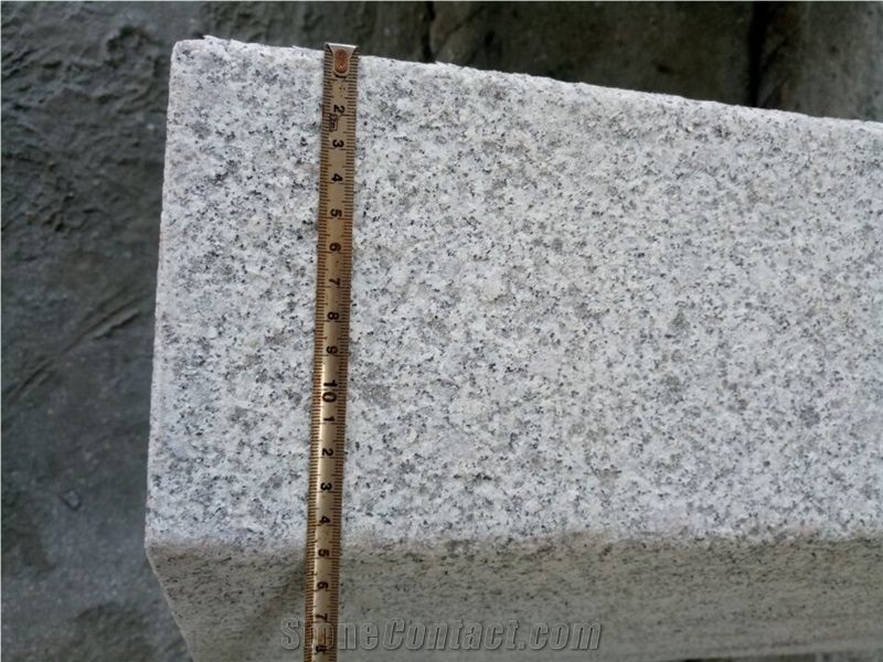 G603 New, Balma Grey,Sesame White,Padang White,Bianco Crystal,Bianco Gamma,Blanco Gamma,China Sardinia,Crystal Grey,Ice Cristall Flamed Kerbstone Curb
