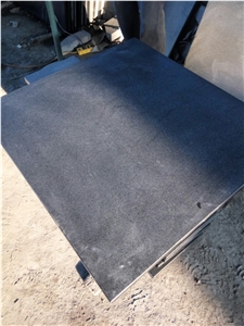 G684 China Fuding Black Pearl Basalt Leather Finish Antique Look Tiles