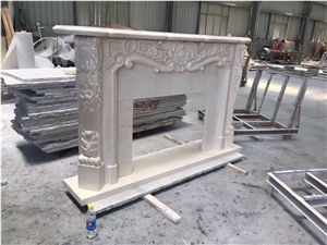 Light Grey Marble Fireplace Light Grey Marble Fireplace
