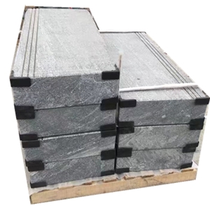 Nero Sandiago Grey Granite Flamed Steps