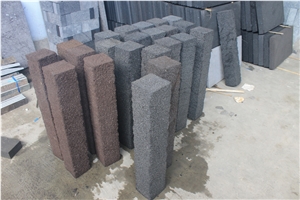 Palisade Black Lavastone - Indonesia Black Volcanic Lava Stone Palisade