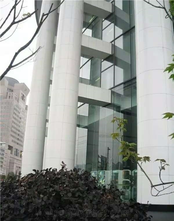 Nano Glass Stone Slab Tile Panel for Wall Column Man-Made White Solid Surface Marble,Engineered Stone