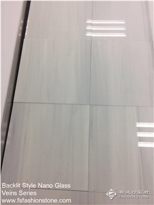 New Nano Glass Spray Wave Veins Slabs and Tiles, Backlit Man-Made Nano Glass Solid Surface Engineered Stone