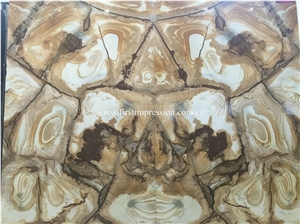 Brown Roma Imperial Quartzite Slab/ Blue Exotic Roma Imperial Quartzite/ Roma Impression Quartzite Slabs